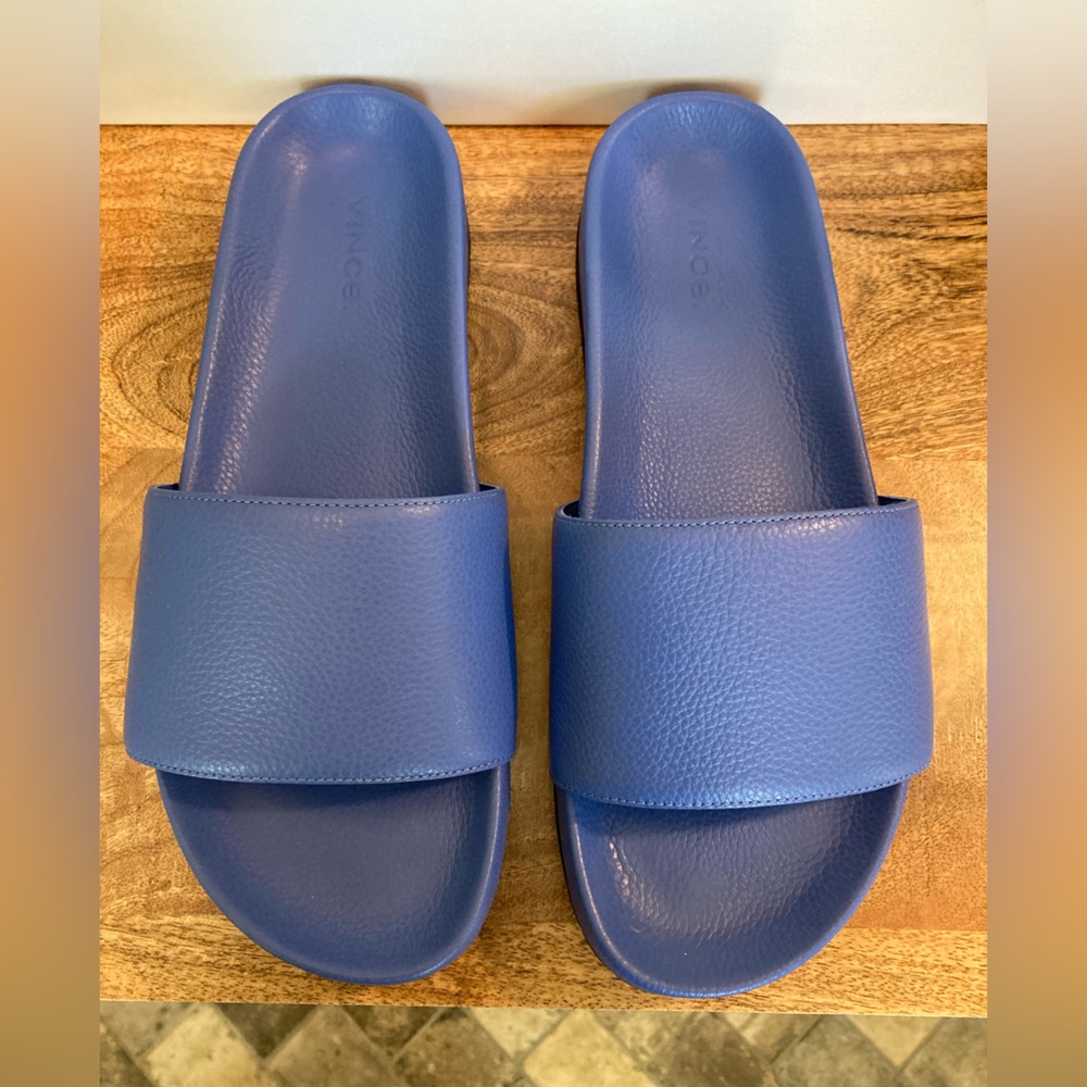 VINCE Gavin Surf LE Blue Slide Sandal’s - Picture 4 of 11